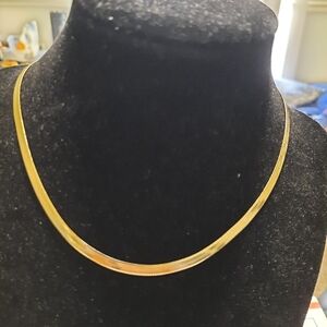 Elegant Golden Color  Necklace 4mm 16.5" Length